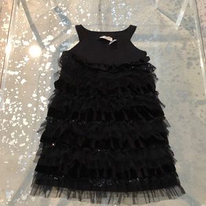 Monna Lisa girls S 4 sleeveless fancy black dress